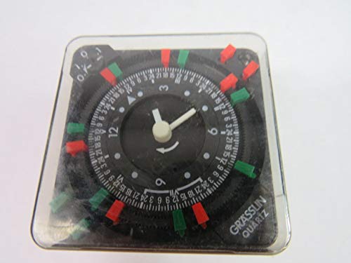 Close-up of the Grasslin Q-FRWu timer dial