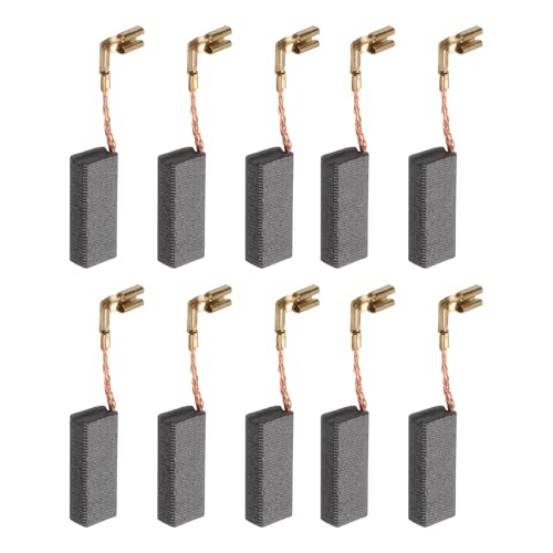 QUARKZMAN 10 Piezas Escobillas De Carbón 19mm x 7.8mm x 5mm Escobillas Para Amoladora A26# Pieza De Repuesto Para Motor Eléctrico Herramienta Rotativa Máquina De Cortar Pulidora Escobillas