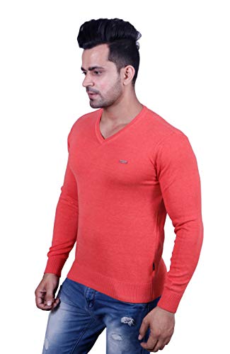 Image of GODFREY V Neck Full Sleeve Sweater for Man Winter Pullover