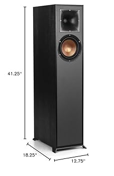 Amazon.com: Klipsch R-610F Floorstanding Speaker, Black