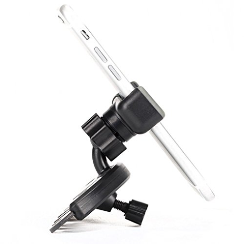 Premium CD Player Slot Car Mount Phone Holder Dock for Motorola Moto Z Droid, Force - iPhone 7 6S 6, Plus - Samsung Galaxy S7 S6, Edge, Edge+ - Google Pixel, XL - LG G5 V20 - All Smartphones