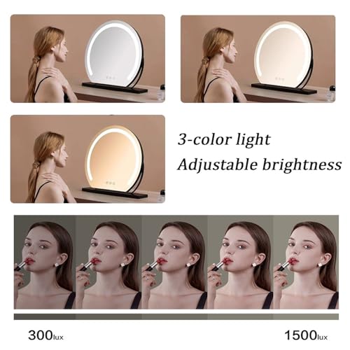Espejo de maquillaje LED para solucionar la falta de luz al delinear y maquillar el rostro 3