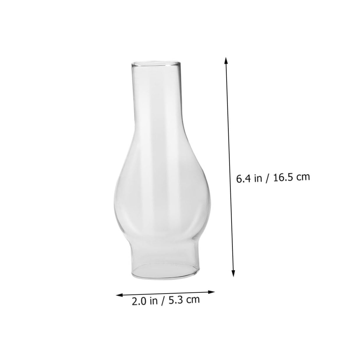 PartyKindom 5 Ensembles Cheminée De Lampe À Huile en Verre Dirigé Lumières De La Lanterne Retrolite Lampes À Huile Couvercle en Verre De Lampe À Huile Couvercle De Lampe À Huile 2 Pièces * 5