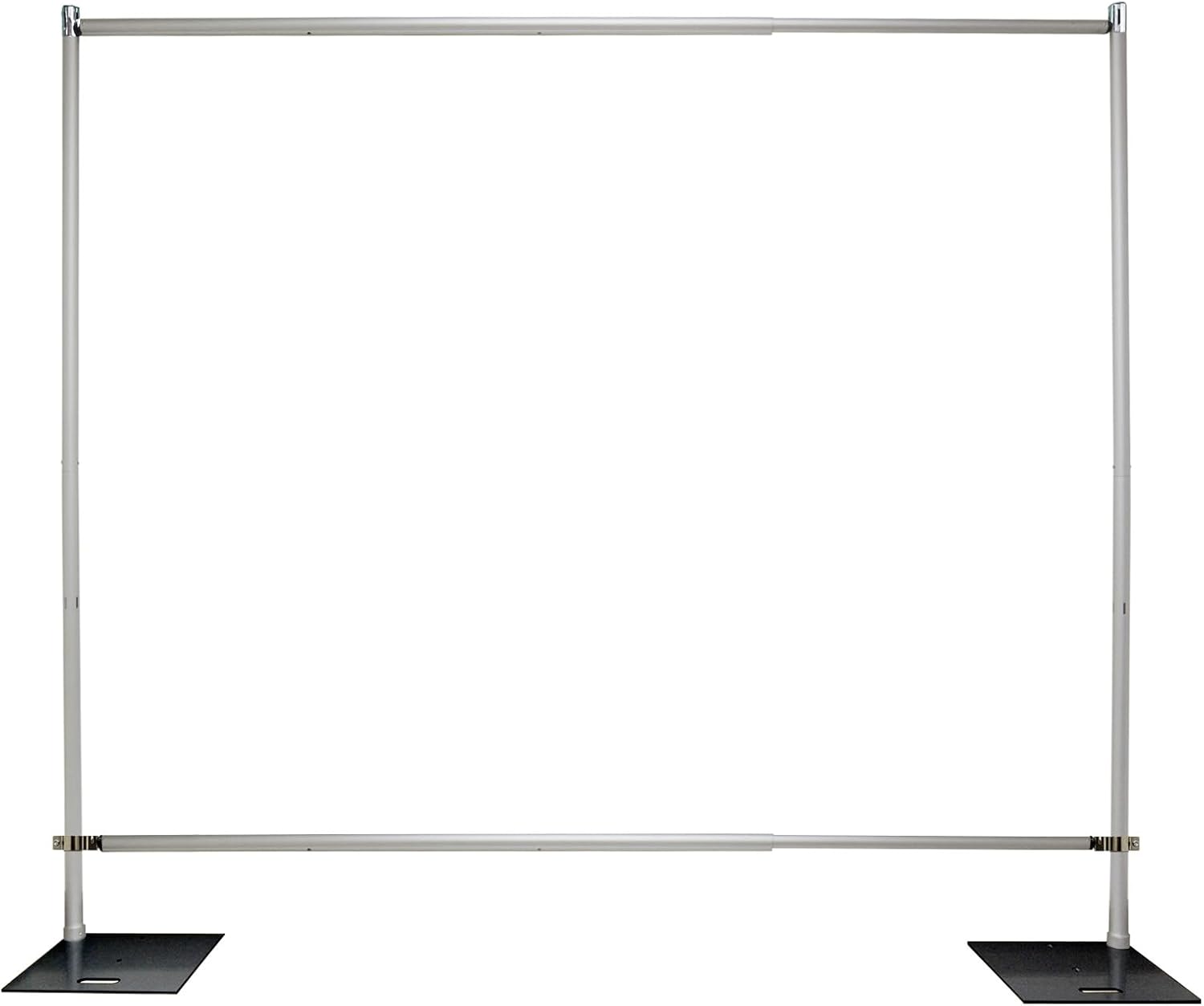 Crowd Control Center Pipe and Drape Backdrop Photobooth Wedding Party Convention Tradeshow Kit Framework ONLY (Clamps)