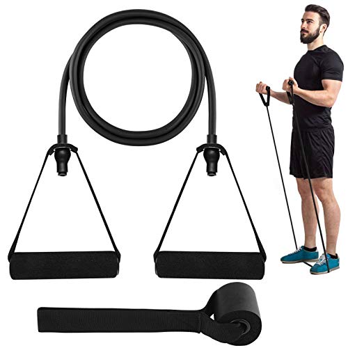HaroFit Resistance Bands for Men Women - Resistance Tubes with Handles Exercise Bands for Working Out, Physical Therapy, Resistance Training, Home Workouts, Door Anchor and Workout Guide Included