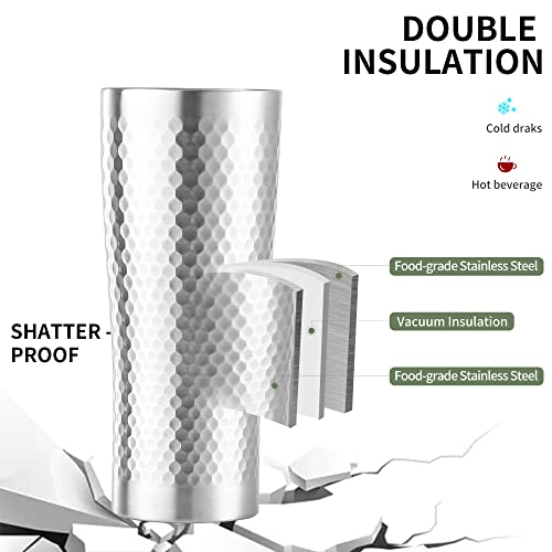 Befoy Stainless Steel Insulated Beer - 17.2 Oz Tumbler Double Walled Vacuum Insulated Pint Cup Hot Or Cold Beverages(510Ml Beer Tumbler) #TOP1