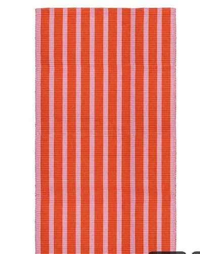 Rugs Floor Mat Modern Carpet for Home Decoration Area Rug, Pink/Orange, 80x150 cm