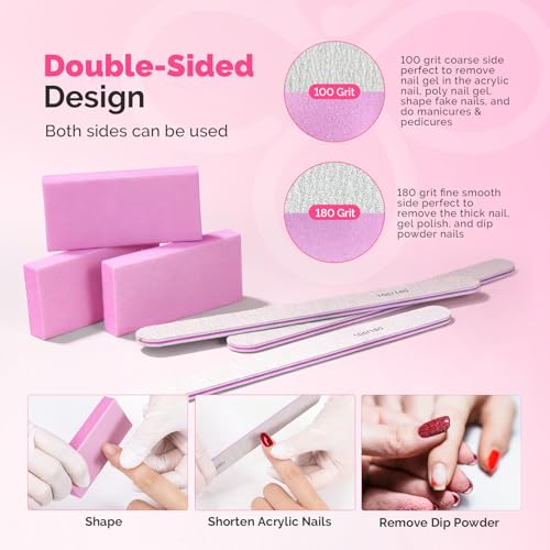 Image of MelodySusie Cuticle Trimmer with Cuticle Pusher, Nail File and Buffer Blocks,Portable Cuticle Oil and Ingrown Toenail Removal Tool,Cuticle Remover Kit 13Pcs