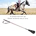 Hamwesh Leather Riding Whip, 26.8inch Riding Crop Horse Whip with Rubber Wrist Strap Palm, Non Slip Horse Dressage Crop Equestrian Equipment for Equestrian Sports (Red)