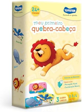 Toyster - Meu Primeiro Quebra-Cabeça - 2,3 e 4 peças