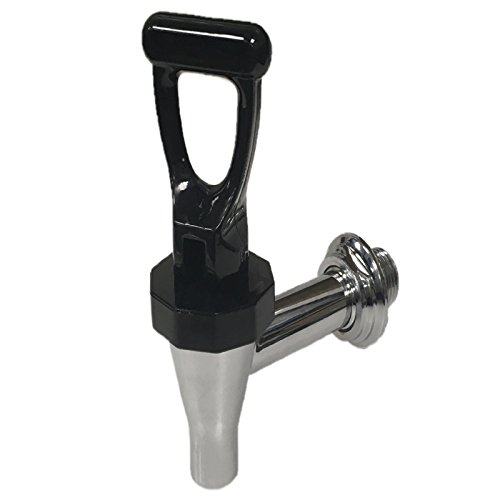 UNIVERSAL 1/2" BSP HOT WATER BOILER FULL COMPLETE TAP CHROME/BLACK