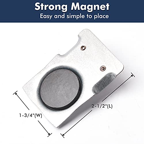Image of Hiorucet Yiming Magnetic Thermostat Switch with High Temperature Resistant Wire for Fireplace Blower Fan, Wood Stove, Gas Log Fireplace, Circuit On At 120F and Off At 90F.