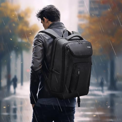 HOMIEE Business Smart Backpack Waterproof 15.6 Inch Laptop Backpack with USB Charging Port, Flight Approved Durable Commute College Backpack Carry on Bag for Men2