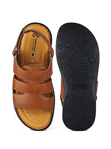 Image of Red Chief Genuine Leather Formal Slip-On Sandal for Men | RC3678