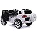 Toyota Land Cruiser 12V Power Children Ride-On Car Truck with R/C Parental Remote + MP3 USB Music Player + Leather Seat + LED Lights (White)