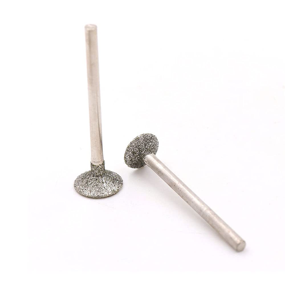 5er Set Diamant-Schleifbits Mit Nagelkopf – Schaft 2,35/3mm Für Jade, Stein & Gravur