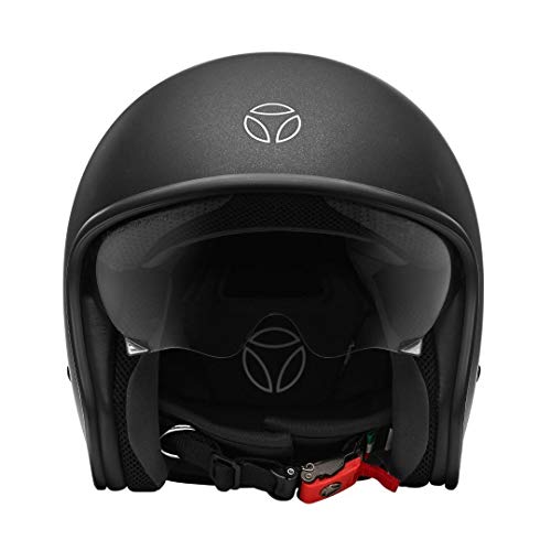 Momo CASCO ZERO PURE BLACK MATT S