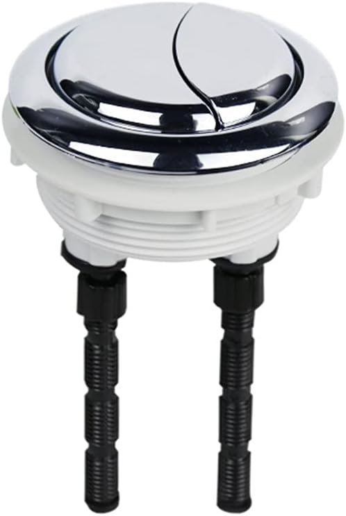 Toilet push button，Toilet Tank Button,Flush Toilet Tank Button Round Shape Toilet Push Flush Buttons Bathroom Accessories 59mm/68mm(59mm)