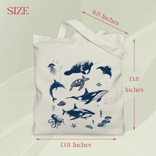 Image of Aesthetic Tote Bag for Women | Medium Size with Inner Pocket | Stylish & Practical