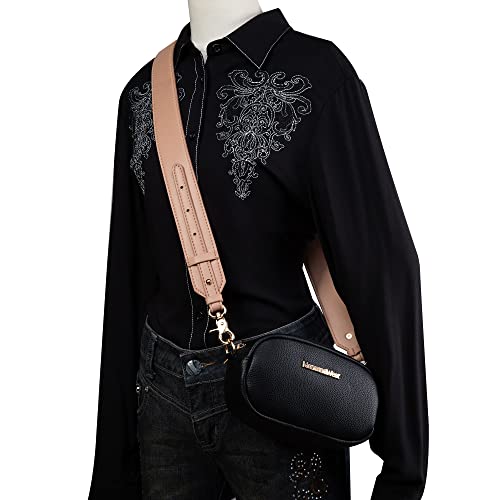 Montana West Purse Straps Crossbody Handbag Replacement Strap Adjustable Wide Straps STP-2002TN - Thumbnail 2