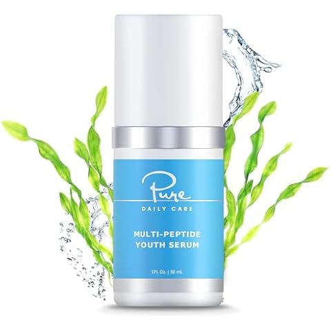 Multi-Peptide Youth Serum - Moisturizing Anti Aging Advanced Peptide Serum Targets Wrinkles Fine Lines Firming Cover