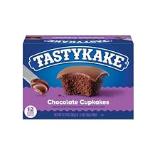 Tastykake Chocolate Cupcakes Snack Cakes with Chocolate Frosting - Pack of 2