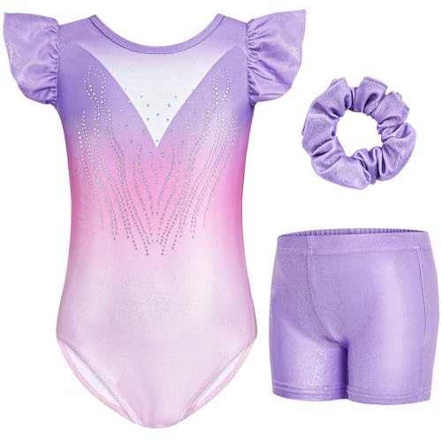 Ensemble de gymnastique à manches volantées le cadeau idéal pour fille passionnée de gym