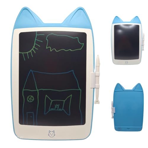 Infantil LCD Lousa M&aacute;gica Para Desenho e Estudo 12 Polegadas (Azul Gatinho)