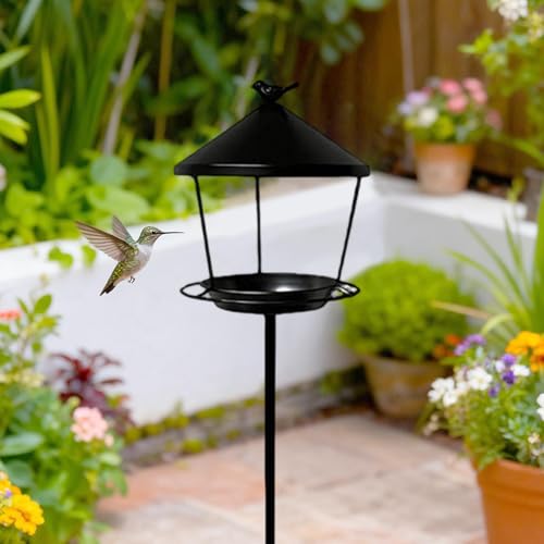 Mangeoire à oiseaux polyvalente pour décoration de cour extérieure - 5