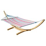 Gestellmaße: ca 410x120x120cm aus Lärche NATUR, 45kg, Modell HM4-NATUR-BUNT