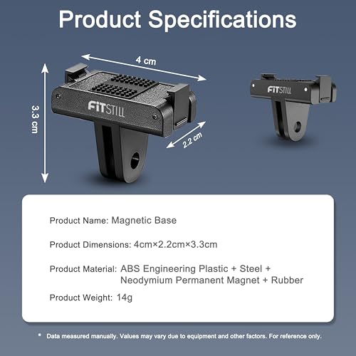 Disparo multiángulo estable con el adaptador magnético FiTSTILL para OSMO Action 6 6