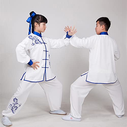 Taichi Uniform Chinese Kung Fu Artial Arts Wear Kids Kung Fu Suit Chinese Martial Art Wing Chun Clothing Set (8) #TOP6