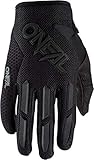 O'NEAL | Fahrrad- & Motocross-Handschuhe | Kinder | MX MTB Mountainbike | Verstellbarer Klettverschluss, Vorgeformte Passform Element Youth Glove | Schwarz | Größe L