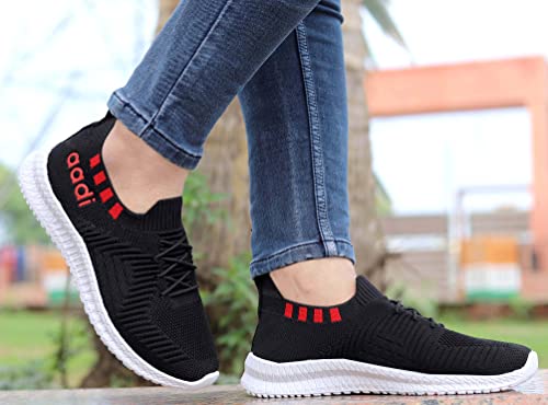 Image of AADI Men's Mesh & Knitted Outdoor Casual Shoes