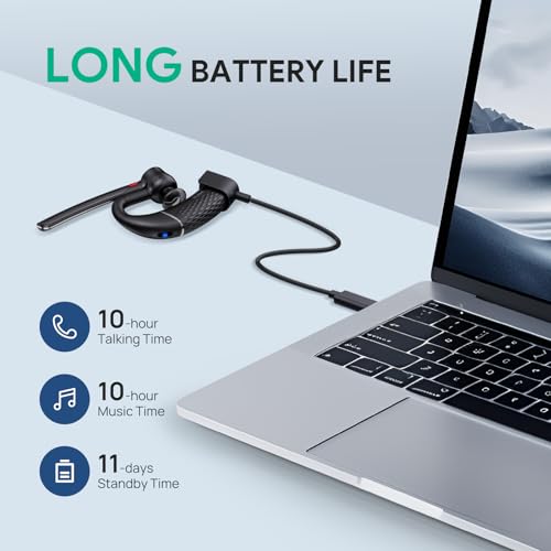 Audífonos Bluetooth Yealink BH71 Lite In Ear Negro miniatura 7