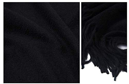Novawo Wool Shawl Large Thick Pashmina Travel Blanket Scarf Winter Wraps for Women3