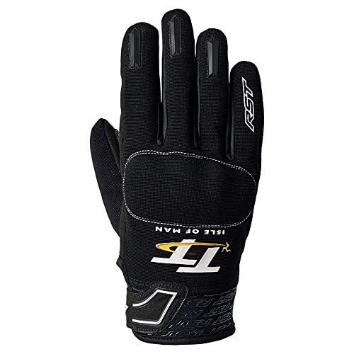 Gants de moto RST IOM TT Team Evo Black L d'une finition haut de gamme
