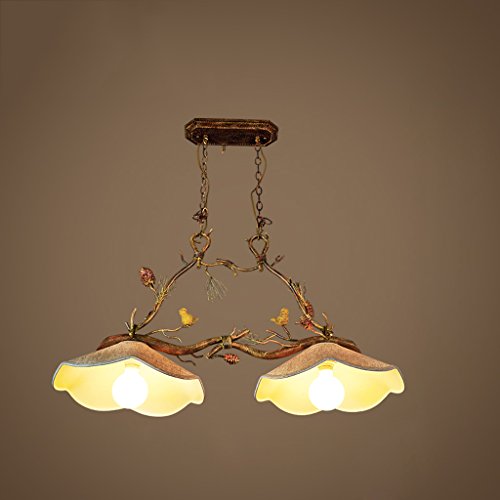 Lustre scandinave Adelaide design bois de cerf pour salle à manger et salon rétro