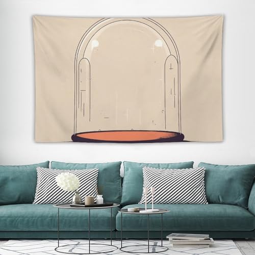 Tapisserie murale dessin animé vintage en tissu doux pour décoration de chambre