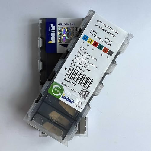 Lames en carbure GIP3.00E-0.40 IC808 supprimez les vibrations en coupe