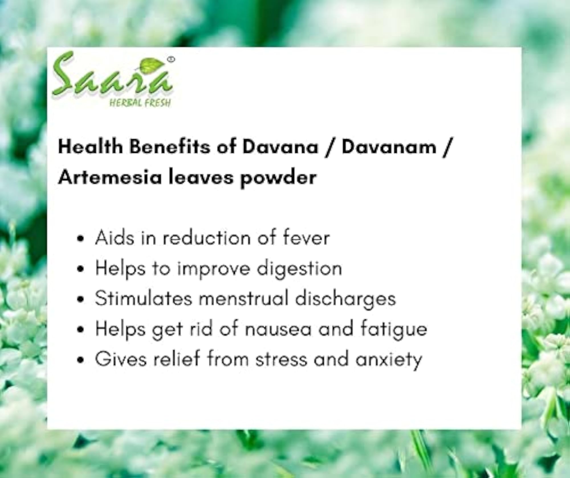 Davana Powder, Herbal Fresh, 300g