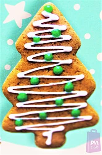 Gingerbread Christmas Trees Decorating Kit with Icing Pens - Suitable for Vegans and Vegetarians