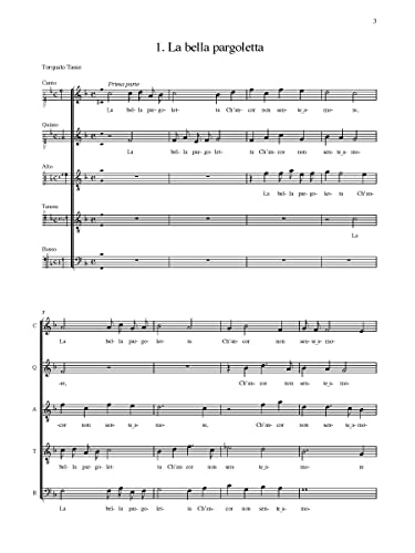 Madrigals: Il Sesto Libro De Madrigali a Cinque Voci (Venice, 1617)