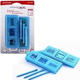 3ds - Bundle - Game Traveler - Three 3-game Holders And 3 Styluses - Essentials (nintendo)