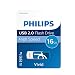 Produktbild Philips Vivid USB 2.0 Speicherstick 16 GB  Design-USB-Stick, Blau, Weiß