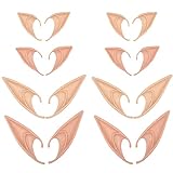 🧚Packungsinhalt: 16 weiche latexohren, 4 helle kurze ohren + 4 dunkle kurze ohren (10 * 4,5 cm / 3,9 * 1,8 zoll), 4 helle lange ohren + 4 dunkle lange ohren (12 * 4,5 cm/4,7*1,8 zoll).