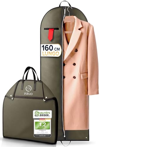 QUALITÀ DEL MARCHIO CHE RESISTE - Affidatevi alla copriabiti da armadio e viaggio di alta qualità di FiRiO come compagno di lunga durata, come oltre 50.000 altri clienti soddisfatti delle borsa porta vestiti da viaggio!