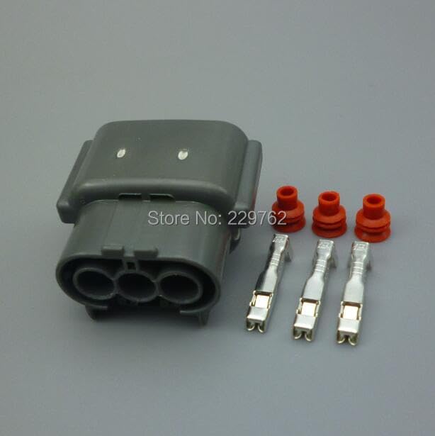 10/50/100sets 3Pin Auto Car Ignition Coil Plug Ignitor Plug auto Waterproof Electrical Connector for Nissan - (Color Name: 100sets)