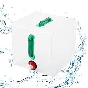1 Pièce Poche Sac à Eau 20L Sac d’eau Pliable Eau Potable Conteneur pour Le Sport Camping Randonnée Pique-Nique Voyage Barbecue