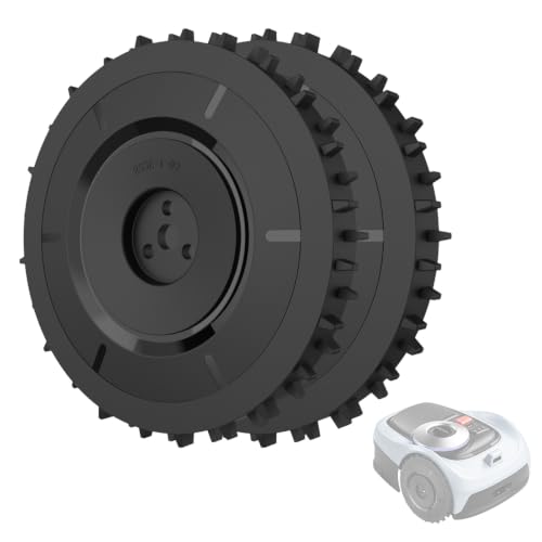 Chuancheng Traction Wheel Replacement for Segway Navimow i105E i108E i110N - Rough Terrain Kit, Cleated Wheels for Muddy Terrain & Slopes